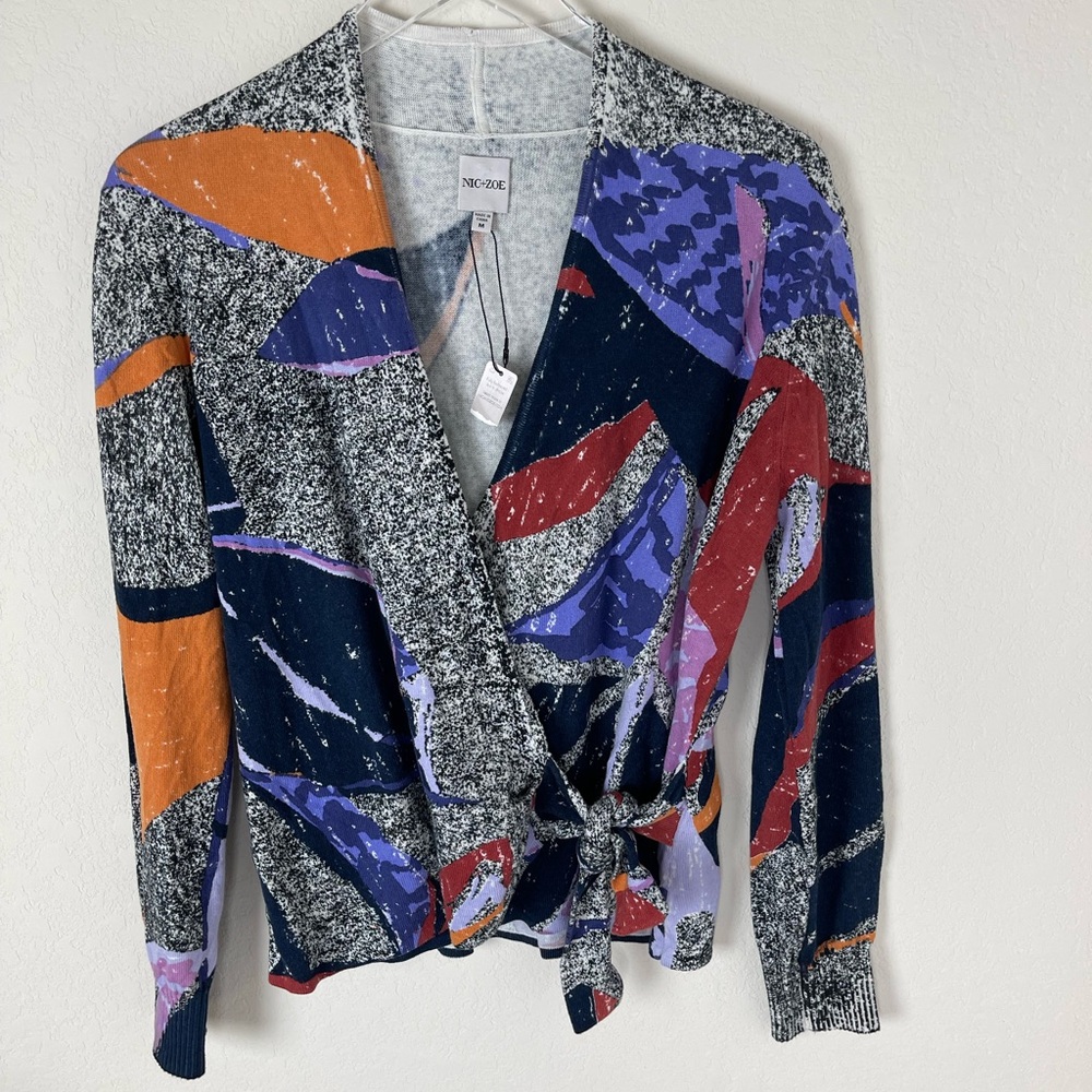 NIC+ZOE Falling Petals Sweater